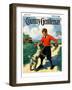 "School's Out," Country Gentleman Cover, June 1, 1930-Ray C. Strang-Framed Giclee Print