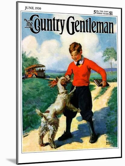 "School's Out," Country Gentleman Cover, June 1, 1930-Ray C. Strang-Mounted Giclee Print