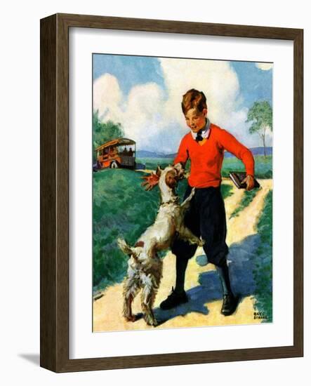 "School's Out,"June 1, 1930-Ray C. Strang-Framed Giclee Print