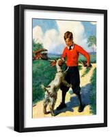 "School's Out,"June 1, 1930-Ray C. Strang-Framed Giclee Print