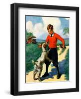 "School's Out,"June 1, 1930-Ray C. Strang-Framed Giclee Print