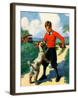 "School's Out,"June 1, 1930-Ray C. Strang-Framed Giclee Print