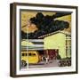 "School's Out", June 21, 1958-John Falter-Framed Giclee Print