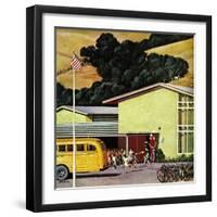 "School's Out", June 21, 1958-John Falter-Framed Giclee Print