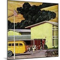 "School's Out", June 21, 1958-John Falter-Mounted Giclee Print