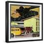 "School's Out", June 21, 1958-John Falter-Framed Giclee Print