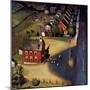 "School's Out," June 9, 1945-John Falter-Mounted Giclee Print