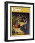 "School's Out," Saturday Evening Post Cover, June 9, 1945-John Falter-Framed Giclee Print