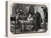 School Sardinia. the News of the Death of King Charles Albert, 1855-null-Stretched Canvas