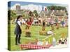 School Sports Day-Trevor Mitchell-Stretched Canvas