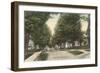 School Street, Randolph, Vermont-null-Framed Art Print