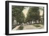 School Street, Randolph, Vermont-null-Framed Art Print