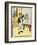 Schoolboy with Maths-John Hassall-Framed Art Print