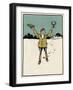 Schoolboy with Prizes-John Hassall-Framed Art Print