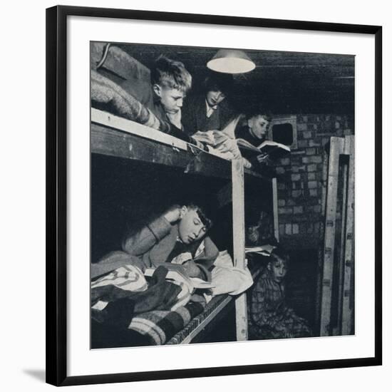 'Schoolboys' dormitory', 1941-Cecil Beaton-Framed Photographic Print