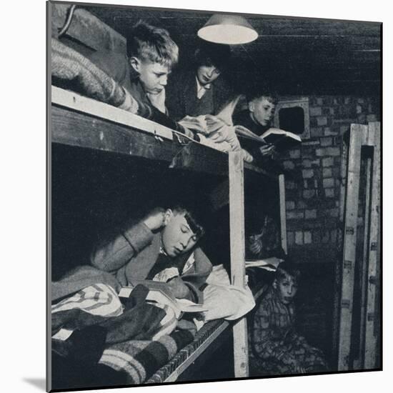 'Schoolboys' dormitory', 1941-Cecil Beaton-Mounted Photographic Print