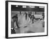 Schoolboys Playing Ice Hockey-Ralph Morse-Framed Premium Photographic Print
