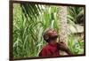 Schoolchild Embracing Tree Trunk and Looking Up, Bujumbura, Burundi-Anthony Asael-Framed Photographic Print