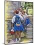 Schoolgirl Banter, 2019-Colin Bootman-Mounted Premium Giclee Print