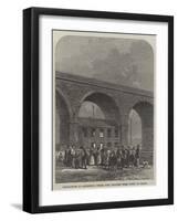 Schoolhouse at Accrington, Where Nine Children Were Burnt to Death-null-Framed Giclee Print