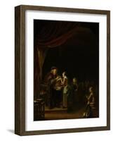Schoolmaster-Jan Adriaensz van Staveren-Framed Art Print