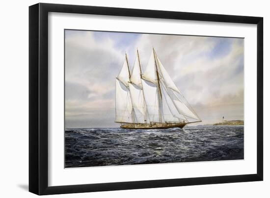 Schooner "Atlantic"-Jack Wemp-Framed Giclee Print