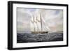 Schooner "Atlantic"-Jack Wemp-Framed Giclee Print