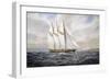 Schooner "Atlantic"-Jack Wemp-Framed Giclee Print