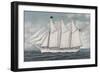 Schooner-Elsie Bayless-Antonio Jacobsen-Framed Giclee Print