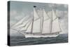 Schooner-Elsie Bayless-Antonio Jacobsen-Stretched Canvas