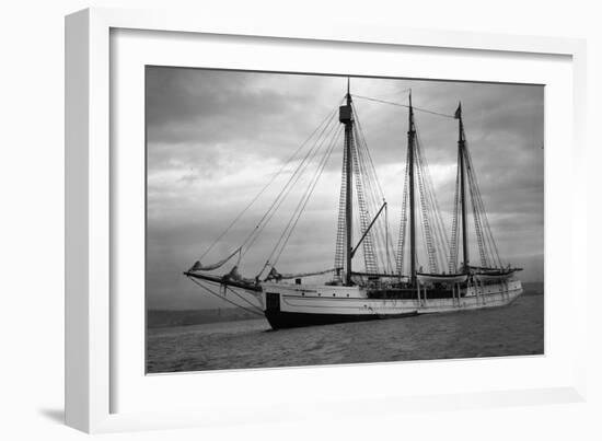 Schooner Great Bear, 1916-Asahel Curtis-Framed Giclee Print