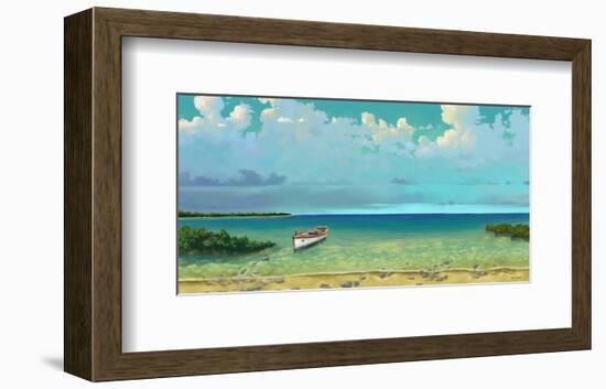 Schooner Island-Rick Novak-Framed Art Print