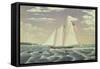 Schooner 'Lewis R. Mackey', 1854-James Bard-Framed Stretched Canvas