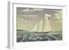 Schooner 'Lewis R. Mackey', 1854-James Bard-Framed Giclee Print