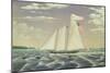 Schooner 'Lewis R. Mackey', 1854-James Bard-Mounted Giclee Print