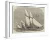 Schooner-Match of the Royal London Yacht Club, Off the Nore-Edwin Weedon-Framed Giclee Print