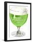 Schooner of Green Beer, St. Patrick's Day-null-Framed Art Print