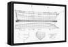 Schooner Plans, 1812-null-Framed Stretched Canvas