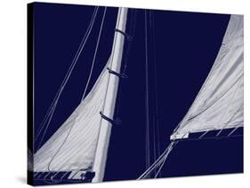 Schooner Sails II-Charlie Carter-Stretched Canvas