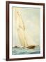 Schooner under Sail-Barlow Moore-Framed Giclee Print