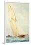 Schooner under Sail-Barlow Moore-Framed Giclee Print