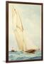 Schooner under Sail-Barlow Moore-Framed Giclee Print