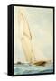 Schooner under Sail-Barlow Moore-Framed Stretched Canvas