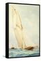 Schooner under Sail-Barlow Moore-Framed Stretched Canvas