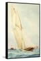 Schooner under Sail-Barlow Moore-Framed Stretched Canvas