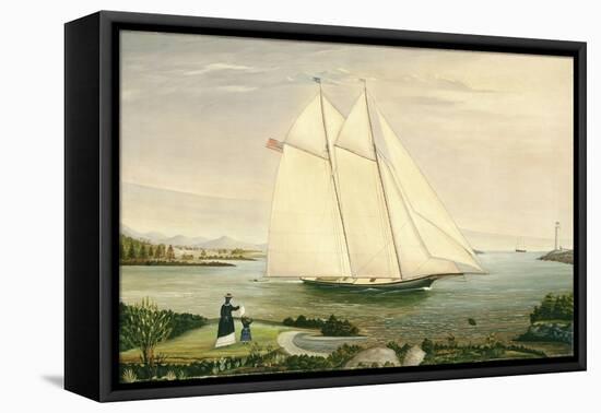 Schooner-null-Framed Stretched Canvas