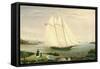 Schooner-null-Framed Stretched Canvas