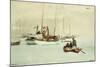 Schooners at Anchor, Key West, 1903-Winslow Homer-Mounted Giclee Print