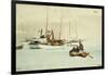 Schooners at Anchor, Key West-Winslow Homer-Framed Giclee Print