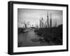 Schooners at the T Wharf-null-Framed Photo